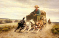 The Dog Cart - Henriette Ronner-Knip