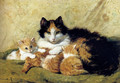 A Proud Mother - Henriette Ronner-Knip