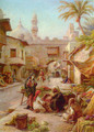 In the Souk - Paul Dominique Philippoteaux