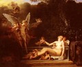 Une Nymphe Au Bain, Environnee D'Amours (A Nymph at Bath, Surrounded by Cupids) - Jean-Baptiste Mallet