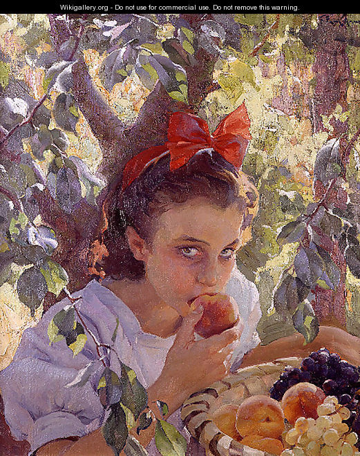 Comiendo fruta (Eating fruit) - Pons Arnau Francisco