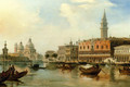 The Bacino, Venice, With The Dogana, The Salute And The Doge's Palace - Edward Pritchett
