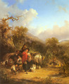 A Rest by the Roadside - William Shayer, Snr