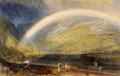 Rainbow (or A View on the Rhine from Dunkholder Vineyard, of Osterspey and Feltzen below Bosnart) - Joseph Mallord William Turner