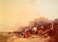 Unloading The Catch, Near Benchurch, Isle Of Wight - William Shayer, Snr