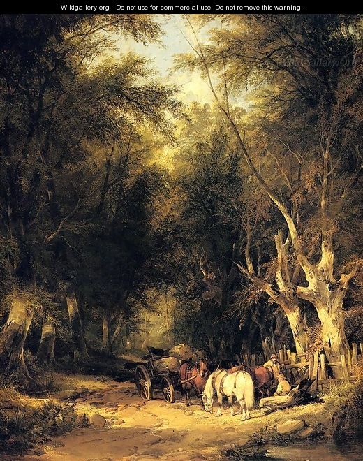 In The New Forest - William Shayer, Snr
