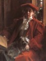 Emma Zorn och hunden Mouche (Emma Zorn and Mouche, the dog) - Anders Zorn