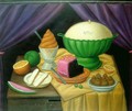 Still Life With Ice Cream Helado - Fernando Botero