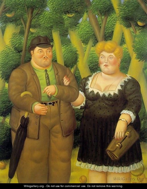 A Couple - Fernando Botero