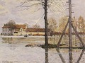 Ferry To The Ile De La Loge Flood - Alfred Sisley