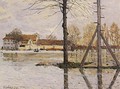 Ferry To The Ile De La Loge Flood - Alfred Sisley