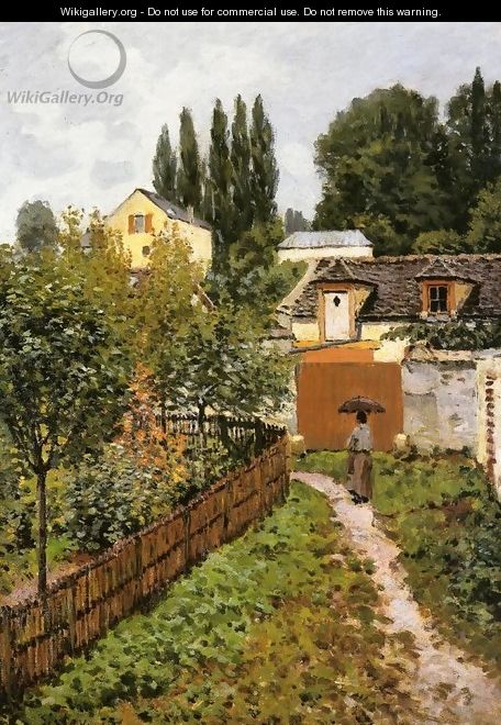 Garden Path In Louveciennes - Alfred Sisley