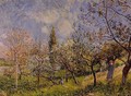 Orchard In Spring - Alfred Sisley