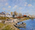Sand On The Quayside Port Marly - Alfred Sisley