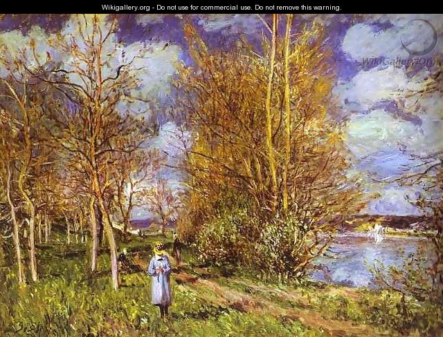 Small Meadows In Spring - Alfred Sisley