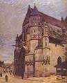 The Church At Moret Winter - Alfred Sisley