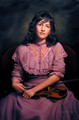 Kathleen with a Violin - Hendrikus van den Sande Bakhuyzen