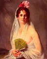 A Lady With A Fan - Eduardo Zamacois y Zabala