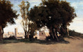 Rome, Le Colisee Vu Des Jardins Farnese - Jean-Baptiste-Camille Corot