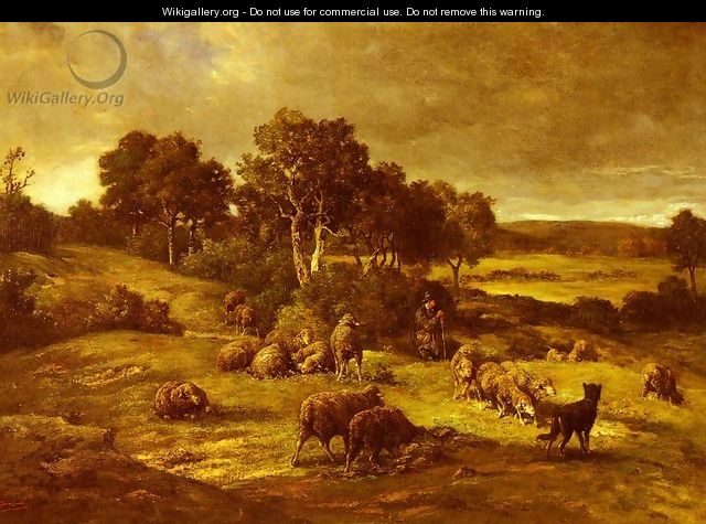 Le Troupeau (The Herd) - Charles Émile Jacque