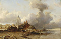 A Village by the Sea - Eugène Isabey