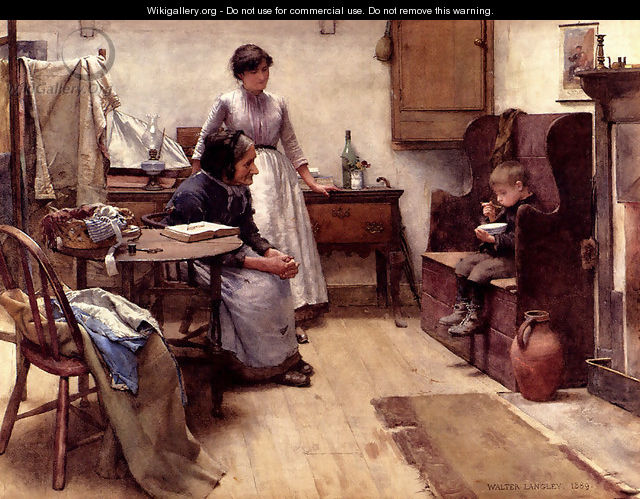 The Orphan - Walter Langley
