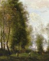 A Shady Resting Place (or Le Dormoir) - Jean-Baptiste-Camille Corot