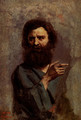 Head Of Bearded Man (A Study For The Baptism Of Christ) - Jean-Baptiste-Camille Corot