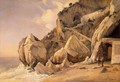 Rocks in Amalfi - Jean-Baptiste-Camille Corot