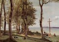 Honfleur - Calvary on the Cote de Grace - Jean-Baptiste-Camille Corot