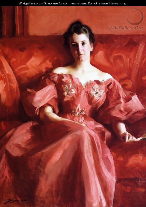 Portrait of Mrs. Howe (née Deering) - Alfred Stevens