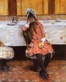 Young Girl on an Ocean Steamer - William Merritt Chase