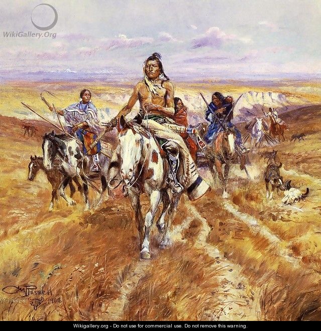 When the Plains Were His - Charles Marion Russell