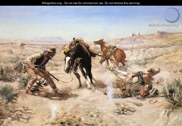 The Cinch Ring - Charles Marion Russell