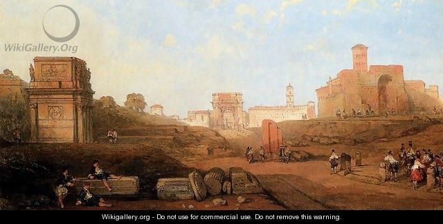 The Approach To The Forum - David Roberts
