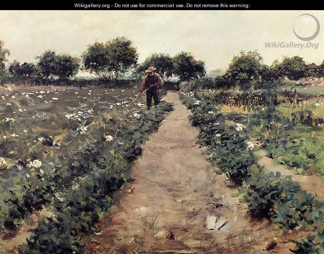 The Potato Patch (or Garden, Shinnecock) - William Merritt Chase
