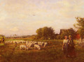 La Bergere (The Shepherd) - Jules (Adolphe Aime Louis) Breton