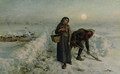 Sur la Route en Hiver, Artois (On the Road in Winter, Artois) - Jules (Adolphe Aime Louis) Breton