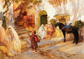 A Street in Algeria - Frederick Arthur Bridgman