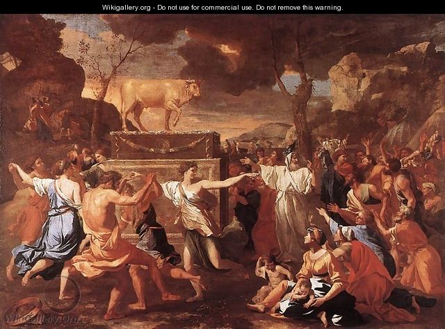 Adoration of the Golden Calf - Nicolas Poussin