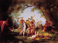 A Bacchanal - Aime Gabriel Adolphe Bourgoin