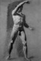 Male Nude Pointing - Pierre-Paul Prud'hon