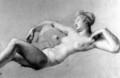 Female Nude Reclining - Pierre-Paul Prud