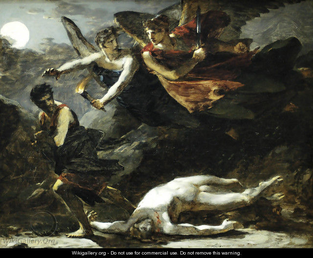 Study for "Justice and Divine Vengeance Pursuing Crime" - Pierre-Paul Prud