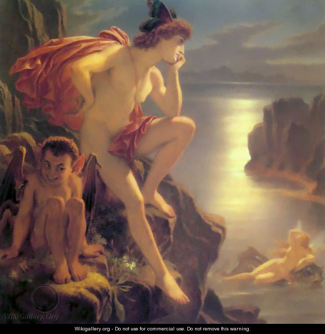 Oberon and the Mermaid - Sir Joseph Noel Paton