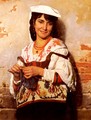 Jeune Fille Italienne (Italian Girl) - Léon Bonnat