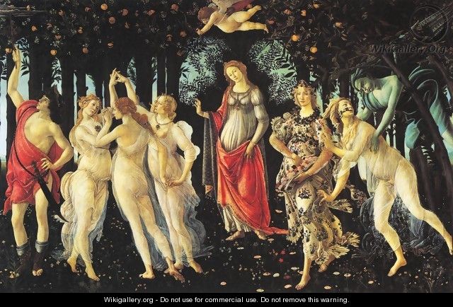 La Primavera (Allegory of Spring) - Sandro Botticelli (Alessandro Filipepi)