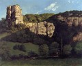 Landscape: Bald Rock in the Valley of Ornans - Gustave Courbet