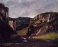 Cliffs near Ornans - Gustave Courbet