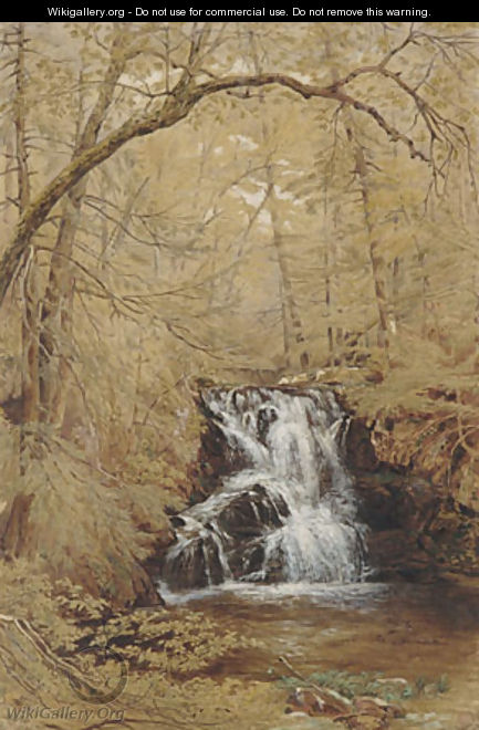 Indian Falls, Indian Brook, Cold Springs, New York - William Rickarby Miller